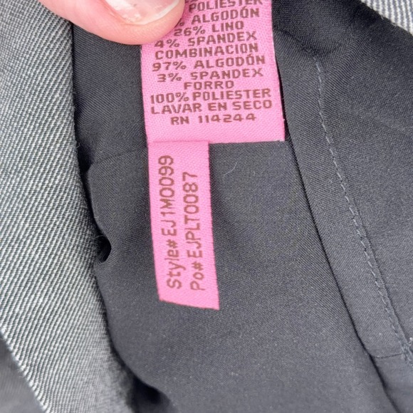 Eliza J New York Women Grey Cap Sleeve Sheath Dress Zipper Business Size 10 - Picture 5 of 7